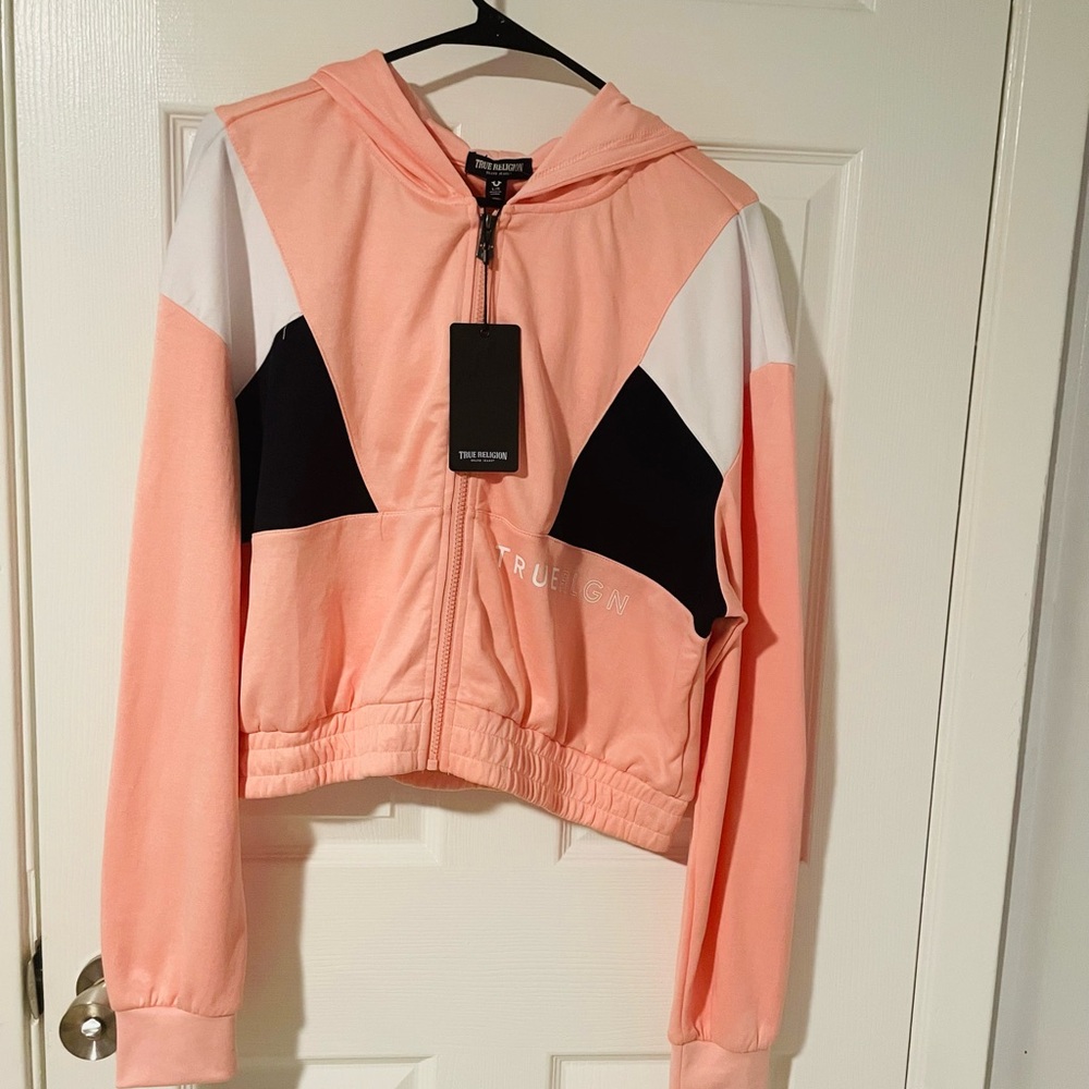 True Religion Pink Crewneck Top